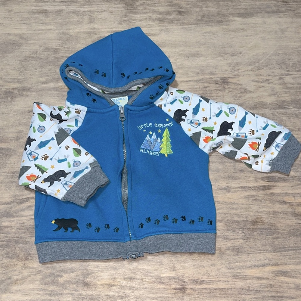 Alaska “Little explorer” Zipup Hoodie